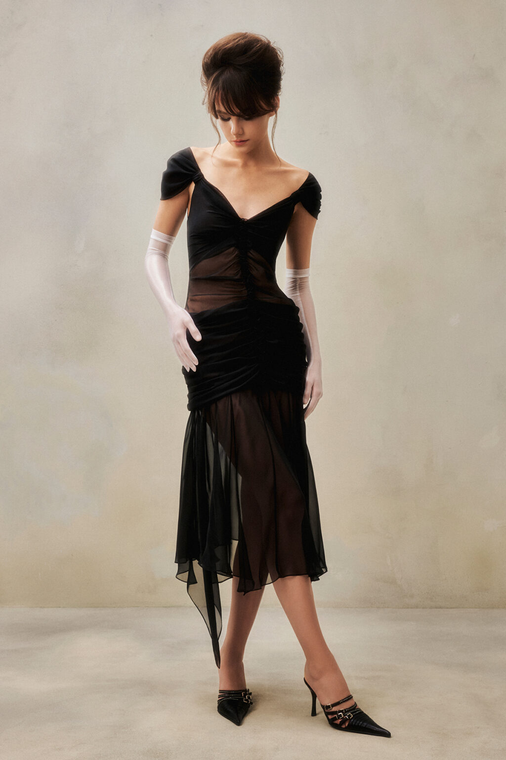 knee length dresses for ladies No Rush Darling Taupe Toile Midi Dress  Shop the Mint